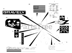 Gravely 992042 (PM 144Z) - Gravely Pro-Master 44