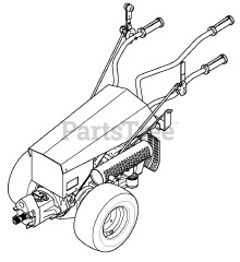 Gravely 985117 - Gravely Walk-Behind 2-Wheel Tractor, 13.5hp Robin Subaru, Electric Start (SN: 000101 & Above)