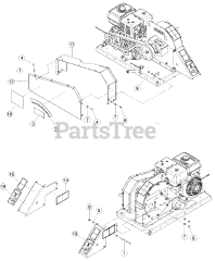 Bear Cat CH 45390 - Bear Cat 4.5" Chipper, 390cc (SN: A03570 - A09560) Shields - CH45390