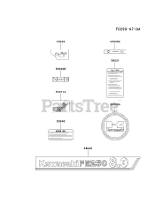 Kawasaki FE250D-AS07 - Kawasaki Engine LABEL