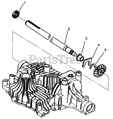 Toro 72042 (264-6) - Toro Yard Tractor (SN: 069000001 - 069999999) (1996) Axle Shaft