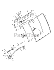Cub Cadet 39A70025 (39A70025100) - Cub Cadet Utility Vehicle Glass Windshield Kit Glass Windshield Kit