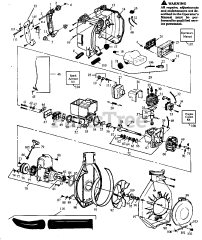 Weed Eater BV 165 - Weed Eater Blower Vacuum