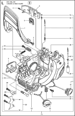 Husqvarna 236 (967326401) - Husqvarna Chainsaw (SN: 20144000001 & Above)