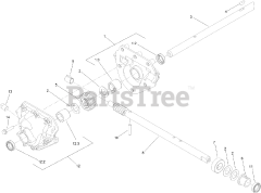Toro 37780 (826 OE) - Toro 26" Power Max Snow Thrower (SN: 316000001 - 316999999) (2016) 26 Inch Auger Gearcase Assembly No. 119-7641