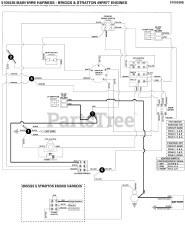 Ferris IS 700Z (5901394) - Ferris IS700Z Series 61" Zero-Turn Mower, 26hp Briggs & Stratton, CARB, Side-Discharge Electrical Schematic - Charging Circuit - B&amp;S 49R977 Vanguard S/N: 2017954956 &amp; Above