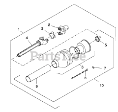 Cub Cadet 453 (590-453-100) - Cub Cadet Mower Deck, Rear Mount att Rear Drive