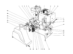 Toro 38040 (524) - Toro Snow Thrower (SN: 005000001 - 005999999) (1985)