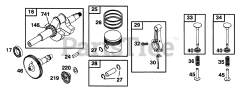 Briggs & Stratton 93212-0109-01 - Briggs & Stratton Horizontal Engine