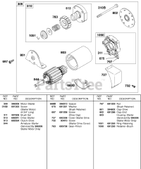 Briggs & Stratton 326437-0719-01 - Briggs & Stratton Horizontal Engine Electric Starter 1
