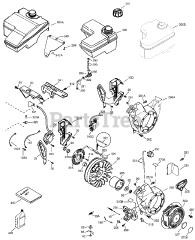 Tecumseh OHSK60-71504C - Tecumseh Engine Engine Parts List #OHSK5XB