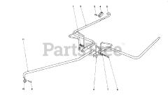 Toro 59087 - Toro Hitch Kit Hitch Kit (5 Hp Blower/vacuum H.p.  S.p.)-Parts List