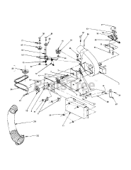 Cub Cadet 542 (590-542-150) - Cub Cadet Material Collection System att Blower Fabricated Deck