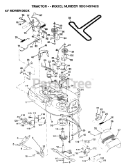 Electrolux/AYP HDC 145H42 C - Electrolux/AYP Lawn Tractor (1997)