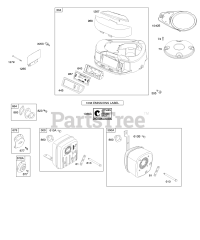 Briggs & Stratton 285H07-0026-E1 - Briggs & Stratton Vertical Engine