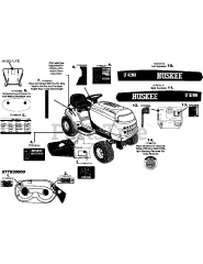 Huskee 13AJ771G031 - Huskee Lawn Tractor (2008) (Tractor Supply)