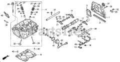 Honda H4518 H HSA/C (MZAT) - Honda Lawn Tractor, Made in Japan (SN: MZAT-3000001 - MZAT-3999999) CYLINDER HEAD (H4518H)