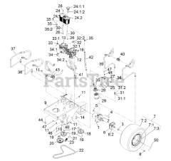 Exmark VTS541KA363CA - Exmark 36" Vantage S-Series Stand-On Mower, Kawasaki, CARB (SN: 313000000 - 313999999) (2013)