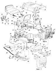 MTD 137-682-000 - MTD Lawn Tractor, Style 2 (1987)
