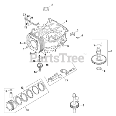 Kohler CV493-27512 - Kohler Command PRO Engine, Basic Version, 18hp, 13.4kW Crankcase 2-27-86
