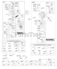 Briggs & Stratton 31R577-0032-B1 - Briggs & Stratton Vertical Engine CARBURETOR, FUEL SUPPLY, KIT - CARBURETOR OVERHAUL