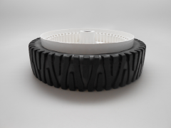 RedMax 532403111 Wheel, 8" X 1.75 5-Spoke White - image 4