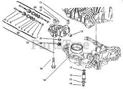 Toro 72062 (264-6) - Toro Yard Tractor (SN: 049000001 - 049999999) (1994) Center Case
