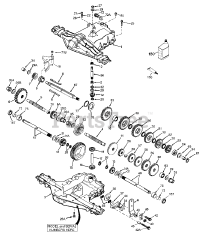 Simplicity 1692760 - Simplicity Regent Lawn Tractor, 16hp Transaxle SERVICE PARTS