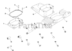 Kohler K181-14340 - Kohler K-Series Engine, Basic Version, 8hp, 6kW Oil Pan 21-2-5 TP-2045-B