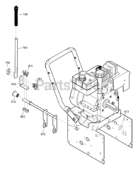 Scotts 624808x31E - Scotts 24" Snow Thrower (2003) Shift Yoke