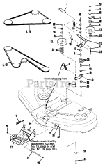 Simplicity 1692439 - Simplicity Landlord 44" Garden Tractor, 16hp 44" &amp; 50" Mower - Clutch &amp; Support