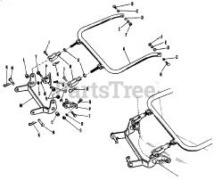 Simplicity 990575 - Simplicity 42" Mower Deck BAIL ASSEMBLY