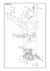 Husqvarna R 216 (967150601) - Husqvarna Swedish Riding Mower (2013) CHASSIS REAR