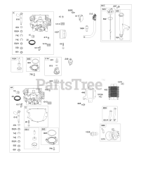 Briggs & Stratton 44T977-0013-G1 - Briggs & Stratton Vertical Engine Engine Sump, Lubrication, Oil Cooler