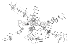 Ryobi RY 08570 - Ryobi Backpack Blower Engine Assembly