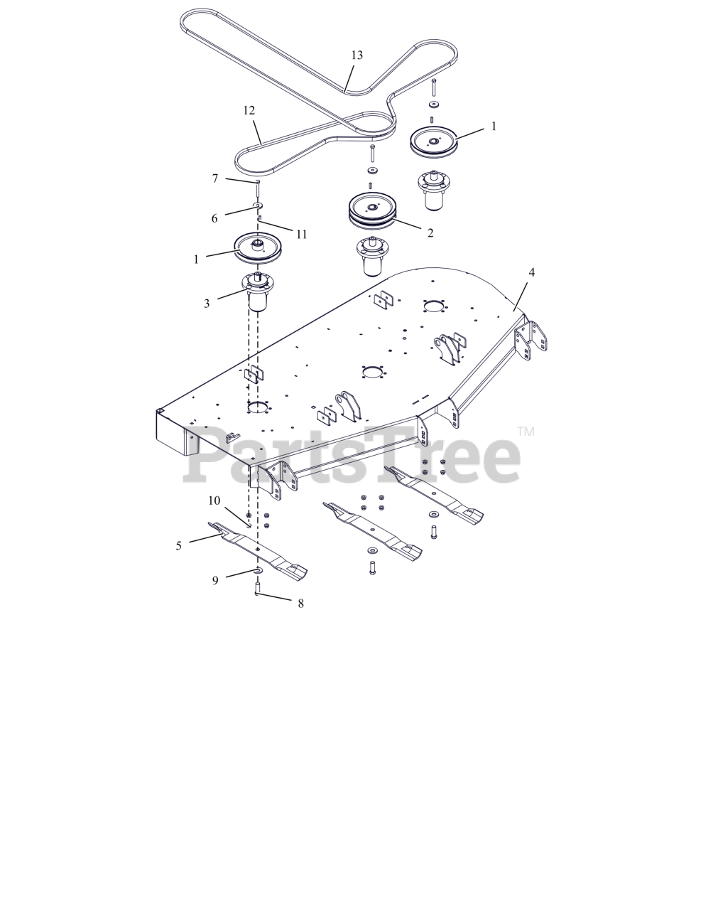 Gravely 991264 (Pro-Turn ZX 60) - Gravely Pro-Turn 60