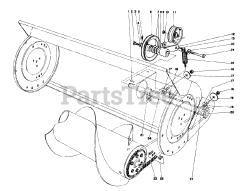 Toro 57385 - Toro Lawn Tractor, 11hp (SN: 001000001 - 001999999) (1981)