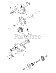 Huskee 13AJ771S231 - Huskee Lawn Tractor (2010) (Tractor Supply) Transmission