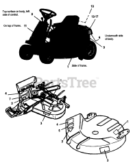 Simplicity 1692380 - Simplicity Coronet Rear-Engine Riding Mower, 8.5hp Decals-Simplicity