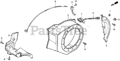 Honda EZ1400 A (EZEY) - Honda Generator, Made in Japan (SN: EZEY-1000001 - EZEY-9999999) FAN COVER