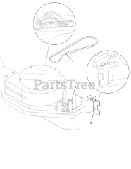 Gravely 891007 - Gravely Peco 2-Bag Bagger (SN: 000101 - 000999)