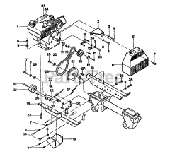 Troy-Bilt 5225 - Troy-Bilt Tuffy Rear-Tine Tiller (SN: X0001000 - X0012159)