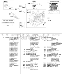 Briggs & Stratton 185437-0276-E1 - Briggs & Stratton Horizontal Engine Cylinder, Manuals