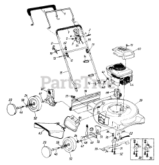 Hechinger 114-736G372 - Hechinger Walk-Behind Mower (1994)