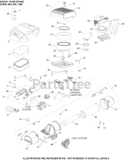 Kohler CH940-3004 - Kohler Command PRO Engine, Basic Version, 32.5hp, 999cc 10 Air Intake