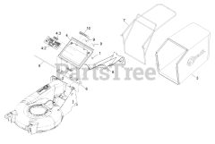 Exmark ECXHN21 - Exmark 21" X-Series Walk-Behind Mower, Honda GXV (SN: 312000000 - 312999999) (2012)