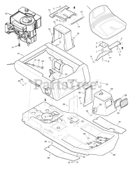 Murray 30500x92A - Murray 30" Rear-Engine Riding Mower (1998)