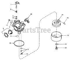 Toro 10500 - Toro 21" Rear Bagging Walk-Behind Mower (SN: 001000001 - 001999999) (1981) Carburetor No. 632050