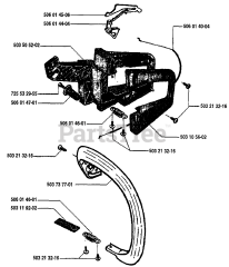 Husqvarna 40 - Husqvarna Chainsaw (1995-06) Front/Handle