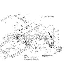 Simplicity 5900821 - Simplicity Citation 61" Zero-Turn Mower, 28hp Briggs & Stratton Parking Brake Group - 61" Models &amp; 52" Models S/N: 2014624506 &amp; Above